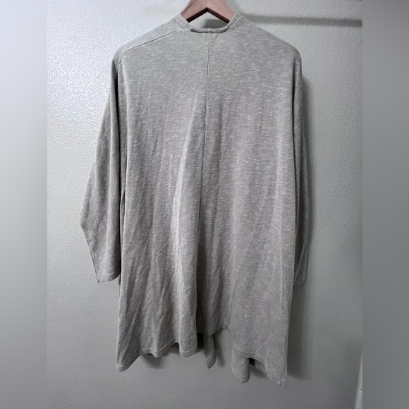 Donni Sandwash Open Ribbed Cardigan with Pockets-One Size Fits All - Picture 4 of 5